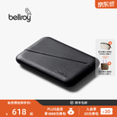 Bellroy送礼 澳洲 Flip Case 旅行皮革RFID防盗刷卡包零钱包送男友 墨黑色