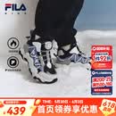 斐乐儿童童鞋加绒保暖运动鞋2025年冬季男女小童旋钮棉鞋 黑/雾蓝色-BC 32 内长20.0cm