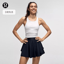 lululemon丨Ebb to Street 女士短款工字运动背心 内置内衣 LW1CJUS 白色 S /6