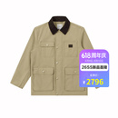 哈吉斯（HAZZYS）男装 2026春季新款风衣男【防风/防水】工装风男外套ASWZH0DAH02 米色BI L （175/96A 48）