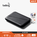 Bellroy送礼 澳洲 Flip Case 旅行皮革RFID防盗刷卡包零钱包送男友 墨黑色