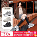 骆驼（CAMEL）【耀月】老爹鞋女潮酷撞色厚底休闲鞋 L24A255651 银色 37