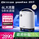 鱼跃制氧机医用吸氧机家用老人5L升级氧气机6L9F-6CW中重度缺氧