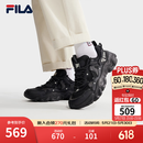 斐乐（FILA）休闲鞋猫爪鞋5代运动鞋春季男鞋老爹鞋 黑-BK 42