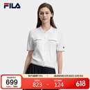 FILA 斐乐官方女子编织衫2026夏季基础百搭短装休闲短袖上衣