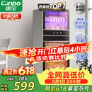 康宝（Canbo）消毒柜家用立式大容量高温烘干碗筷不锈钢餐具小型台式母婴儿奶瓶双门115L碗柜政府补贴XDZ100-D1