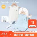 巴拉巴拉【balaOne】宝宝连体衣婴儿哈衣2026夏季全棉两件装