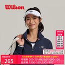 威尔胜（Wilson）官方26新款网球帽男女同款情侣帽遮阳防晒透气网球运动帽空顶帽 亮白色-空顶帽X/XL码-WU00014511WTA
