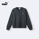 彪马（PUMA）童装2026秋季新款儿童毛衫针织开衫 深灰20902   170   