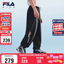 FILA【抗紫外线】斐乐儿童童装长裤2026夏季男女中大童风洞裤