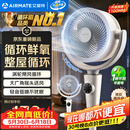 艾美特（AIRMATE）【小暴风PRO】空气循环扇家用大风力摇头电风扇卧室安静轻音小风扇桌面台式节能落地扇电扇 X231