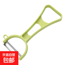 日式不锈钢刮皮水果去皮削皮器土豆苹果刨子多功能 Y型削皮刀绿色
