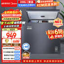 美的深冻系列200L单温家用冰柜零下40度超低温冷柜减霜冷冻柜冷藏柜两用冰箱BD/BC-200KEM(E)国家补贴