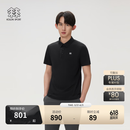KOLON SPORT/可隆SECO POLO衫  男士户外抗菌防晒UPF50+吸湿速干T恤 LHPT6MTT23-BK 黑色 2XL 185/104A