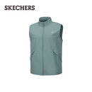斯凯奇（Skechers）男士夏季抗菌背心梭织背心P326M028 深海灰绿色 /04PX L