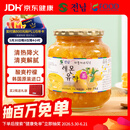 全南蜂蜜柠檬柚子茶1kg 韩国进口水果茶冲调饮品