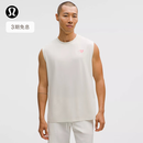 lululemon丨Graphic 男士图案款宽松剪裁珠地背心 LM1398S 浅象牙白 L
