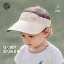 乖奇熊UPF50+男女宝宝防晒遮阳帽夏季婴儿童凉感透气鸭舌帽可折叠帽子