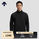 迪桑特（DESCENTE）RUNNING系列跑步运动健身男士半高领针织套头衫 BK-黑色 2XL (185/104A)