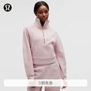 lululemon丨Scuba 女士超宽松款烟囱领卫衣*拉绒 LW3IFSS 瓷韵粉/金 M /L