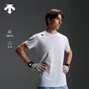 迪桑特（DESCENTE）TRAINING系列TRICOT经编凉感防晒UPF50+短袖T恤男士新品 WT-白色 XL (180/100A)