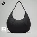 lululemon丨Pleated 女士单肩包 LW9EJRS 黑色 O/S