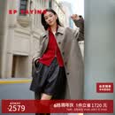 EP雅莹毛呢大衣女 100纯羊毛静奢风中长款外套 商场同款8305A 驼色 M