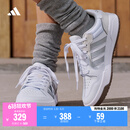 adidas ENTRAP美式校园风运动少年感复古篮球风板鞋男女阿迪达斯 白色/暗银金属/树脂黄   40