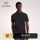 ARC'TERYX始祖鸟 CAPTIVE POLO 男子 休闲短袖POLO衫 BLACK/黑色 L