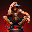 李绅【全款现货】AO艾斯限量 海贼王 GK模型Figure潮玩雕像周边桌 AO 艾斯【高29厘米】双头雕+3个替换手 【精美包装】2.0升级面雕