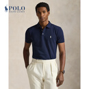 Polo Ralph Lauren 拉夫劳伦 男装 经典款定制修身版弹力网眼布Polo衫 400-深蓝色 L