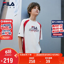FILA斐乐儿童童装短T类2026年夏季男中大童短袖T恤