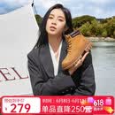 骆驼（CAMEL）大黄靴女都市户外四季可穿系带工装靴马丁靴 L23W307016 黄棕 37