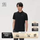 KOLON SPORT/可隆户外吸湿速干T恤 男士抗菌珠地POLO衫 LHPT6MTT25-BK 黑色 L 175/96A