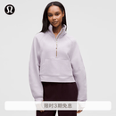 lululemon丨Scuba 女士超宽松款烟囱领卫衣*拉绒 LW3IFSS 浅薰衣草紫/金 M /L