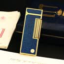 登喜路（Dunhill）【二手95新】Dunhill登喜路充气打火机 七宝烧漆面 Rollagas 男士配饰古董奢侈品礼物收藏 蓝色大理石纹七宝烧五代机原盒装260525003