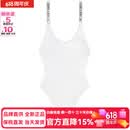 维多利亚的秘密（Victoria's Secret）VictoriasSecret维密纯色修身无袖舒适三角连体衣女款白色钻 白色钻 S
