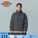 Dickies男装棉服冬季宽松立领时尚潮流简约保暖休闲加厚面包服DK0A88AN 深灰色 XL