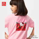 优衣库童装女童SANRIO UT/短袖T恤印花T恤26春夏新款三丽鸥483350 11 粉红色 160