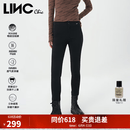 金羽杰秋冬季新款羽绒裤女士长款弹力修身加绒裤长裤子小脚裤Y22607279 黑色 XL 适合130斤以下