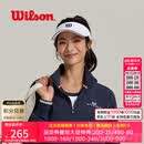 威尔胜（Wilson）官方26新款网球帽男女同款情侣帽遮阳防晒透气网球运动帽空顶帽 亮白色-空顶帽X/XL码-WU00014511WTA