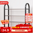安尔雅 鞋架门口多层简易鞋柜客厅宿舍出租房收纳架子加粗  四层50cm