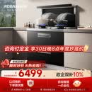 老板（Robam）黑武士9JX22A集成灶 高性能集成消毒柜一体式 28风量免拆洗油烟机定时燃气灶 天然气右排烟