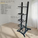 牛角包健身器材摔跤沙包力量体能训练负重沙袋深蹲能量包 乌金灰色牛角包架子