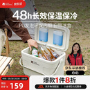 牧高笛（MOBIGARDEN）寒霜22L保温箱 户外露营大容量储物收纳保鲜箱 NX23684002 月影白