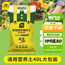 史丹利营养土40L大包装营养土养花专用通用型花土种菜种花土壤