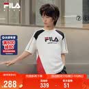 FILA【线下同款】斐乐儿童童装短T类2026秋季男中大童针织短袖衫