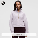lululemon丨Scuba 女士超宽松款烟囱领卫衣*拉绒 LW3IFSS 浅薰衣草紫/金 M /L
