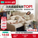 林氏家居折叠沙发床一体两用沙发客厅小户型猫抓布单人折叠床G064