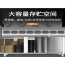 微致（weizhi）商用煲仔炉扒炉九头柜式双层煲仔炉